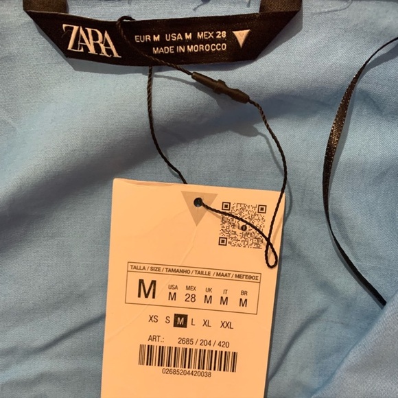 Size Medium | Zara | NWT Long Sleeve Trench Dress - Picture 3 of 14